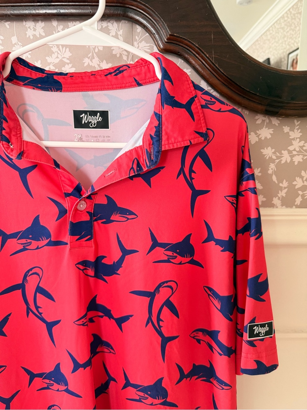 Waggle Golf Shark polo - Picture 2 of 3